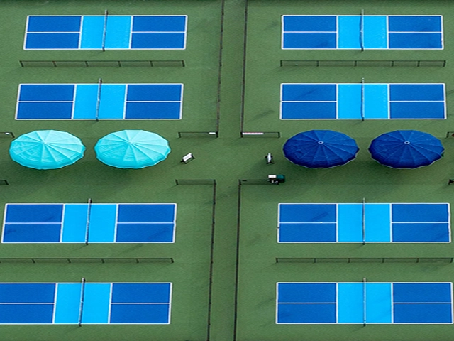 Sơn sân pickleball 6 lớp SPORTTEK tại Tiền Giang